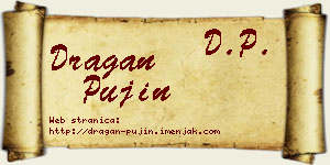 Dragan Pujin vizit kartica